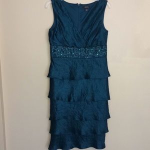 Teal Dress Barn party dress
